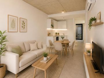 Departamento 2 Ambientes Con Patio en Palermo Hollywood Fitz Roy y Costa Rica
