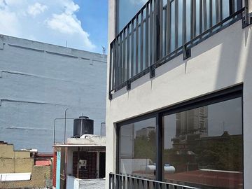 2 REC y c/balcon francés REC + Roof comun + gym #SanMiguelChapultepec