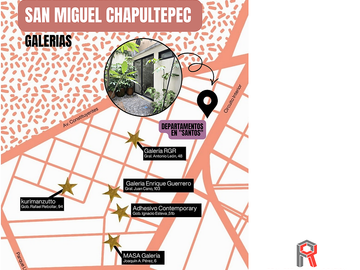 !ULTIMO! 2 REC y c/balcon francés REC + Roof comun + gym #SanMiguelChapultepec