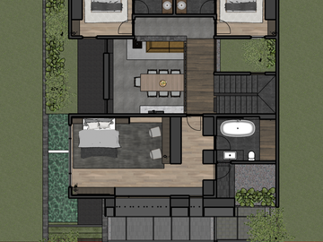 Dijual Rumah Modern tropical di The Green BSD, Tangerang Selatan