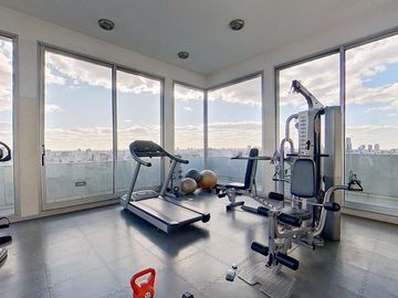 MONOAMBIENTE EN ALQUILER CON BALCON Y AMENITIES