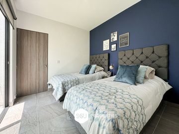 Departamento 2 recámaras con jardín interior