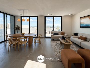 Departamento Townhouse de 2 niveles con amplia terraza en Nuevo Refugio