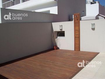 Monoambiente con patio y amenities en Almagro en alquiler temporario