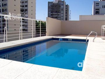 Monoambiente con patio y amenities en Almagro en alquiler temporario