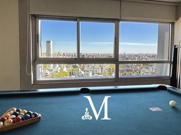 4 ambientes en Torre Palermo View con vista .Full Amenities. Seg.24hs.cochera