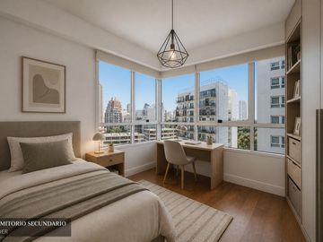 4 ambientes en Torre Palermo View con vista .Full Amenities. Seg.24hs.cochera