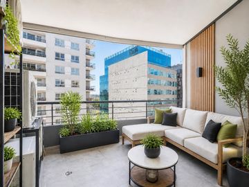 4 ambientes en Torre Palermo View con vista .Full Amenities. Seg.24hs.cochera