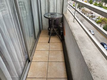 ARRIENDO DEPTO ÑUÑOA 1D+1B+0EST+0BOD 38M2 AMOBLADO L5 IRARR.