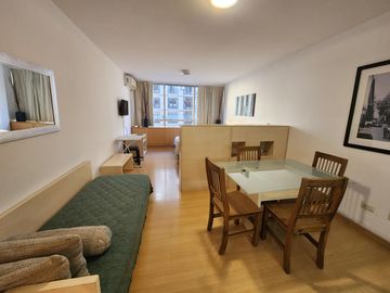 Departamento en Recoleta monoambiente amoblado en alquiler expensas incluidas