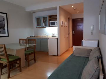 Departamento en Recoleta monoambiente amoblado en alquiler expensas incluidas