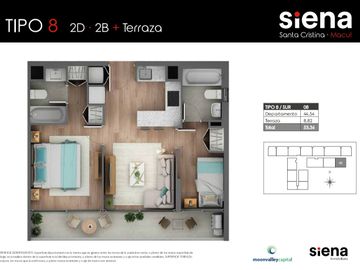 HERMOSO DEPARTAMENTO 2D EN MACUL