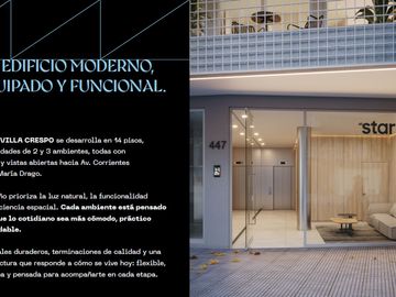 DEPARTAMENTO 3 AMBIENTES VENTA VILLA CRESPO POZO