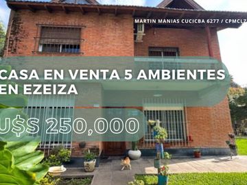 CASA EN VENTA 5 AMBIENTES EN EZEIZA