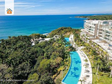 Depto en venta en Punta de Mita, frente al mar | Bolongo | 3 recámaras, amueblad