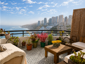 Vista panorámica al mar
