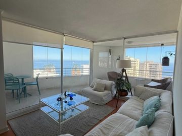 HERMOSO DEPARTAMENTO VISTA A LA BAHÍA CORACEROS VIÑA DEL MAR