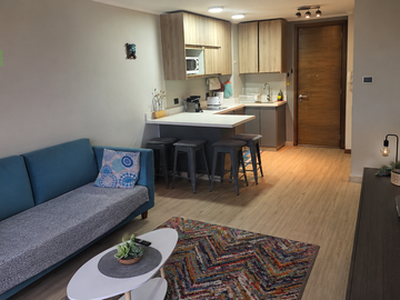 AMPLIO DEPARTAMENTO CON ESPACIO PARA LITERA 1D 1B EN PUCON