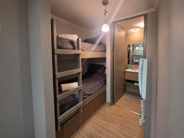 AMPLIO DEPARTAMENTO CON ESPACIO PARA LITERA 1D 1B EN PUCON