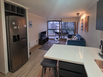 AMPLIO DEPARTAMENTO CON ESPACIO PARA LITERA 1D 1B EN PUCON