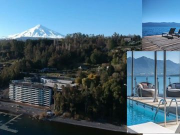 SE ARRIENDA DIARIO ESPECTACULAR DEPARTAMENTO ORILLA DEL LAGO VILLARRICA