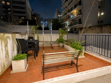 DTO 2 AMB ALQUILER RECOLETA CON TERRAZA AMOBLADO