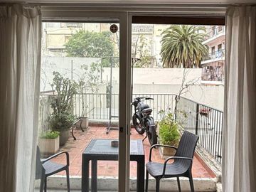 DTO 2 AMB ALQUILER RECOLETA CON TERRAZA AMOBLADO
