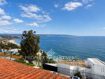 Vista despejada al mar, departamento duplex en Reñaca
