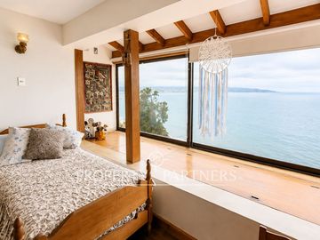 Vista despejada al mar, departamento duplex en Reñaca