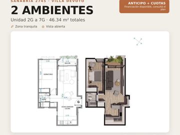 Departamento en Villa Devoto