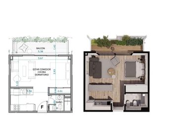 Departamento en Villa Devoto