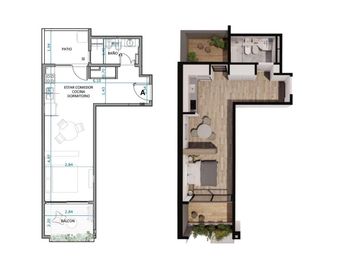 Departamento en Villa Devoto