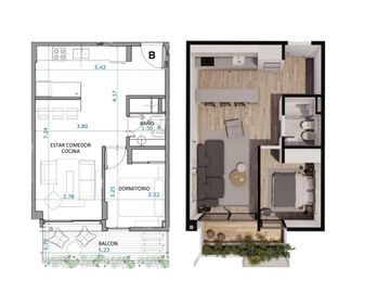 Departamento en Villa Devoto