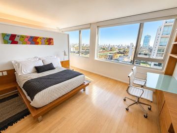Alquiler Torre Mirabilia 3 amb Amueblado Cochera Vista Luz Amenities Palermo