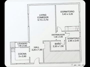 Departamento 3 amb. en venta en Flores con cochera