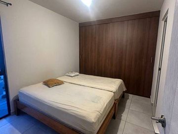 RENTA DEPARTAMENTO AMUEBLADO 2 RECAMARAS ALLEZA MIRADOR PRIVADA SEGURIDAD ALBERCA