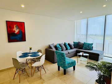 RENTA DEPARTAMENTO AMUEBLADO 2 RECAMARAS KOLORIA CENTRO SUR