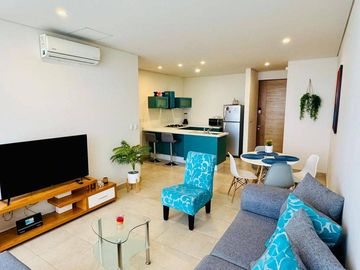 RENTA DEPARTAMENTO AMUEBLADO 2 RECAMARAS KOLORIA CENTRO SUR