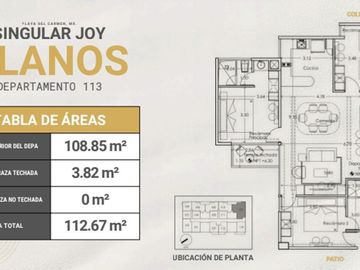 VENTA HERMOSO DEPARTAMENTO EN SINGULAR JOY HOTEL-LIVING,  A POCOS METROS DE LA PLAYA, UBICACION PRIVILEGIADA.