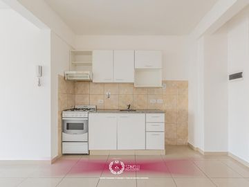 Alquiler monoambiente 39m² nuevo con balcón al contrafrente con AA muy luminoso en Flores Norte