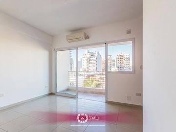 Alquiler monoambiente 39m² nuevo con balcón al contrafrente con AA muy luminoso en Flores Norte