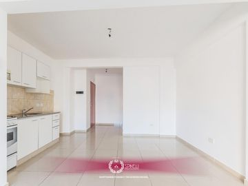 Alquiler monoambiente 39m² nuevo con balcón al contrafrente con AA muy luminoso en Flores Norte