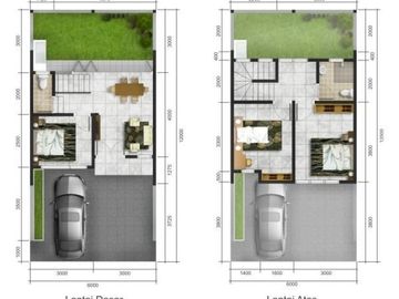 MAGNOLIA PARK 3 CIPONDOH RUMAH CANTIK SIAP HUNI SEMI FURNISHED FULL RENOVASI DIJUAL CEPAT