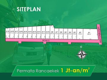 Tanah Kavling 100 Jutaan Dekat Stasiun Rancaekek Angsur 12 x