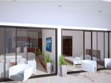Penthouse, terraza privada de 50 m2,  casa club con alberca, bar deportivo