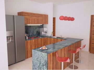 Penthouse, terraza privada de 50 m2,  casa club con alberca, bar deportivo