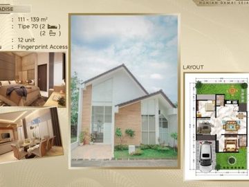 Dijual Rumah Kekinian Desain Mewah dg Fingerprint Access di Kudus