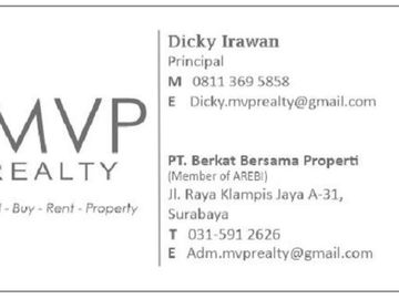 Dijual Rumah Kertajaya Indah , Surabaya Timur Dekat Sukolilo, MERR