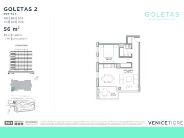 Departamento en venta en Tigre