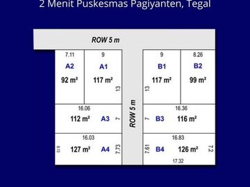 50 Jt-an : SHM Pecah Unit Dekat Puskesmas Pagiyaten Tegal